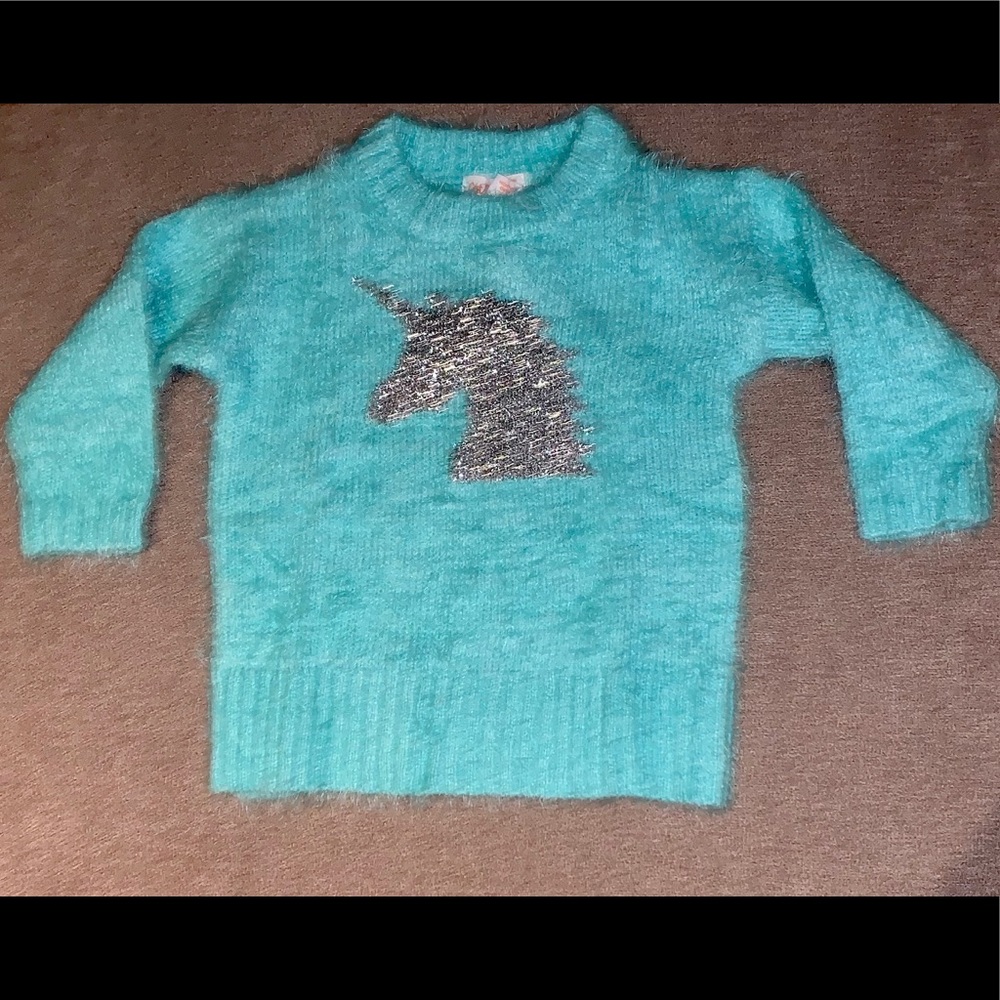 Soft, Beautiful Shiny Unicorn Sweater 18mo